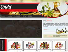 Tablet Screenshot of ondazeytin.com